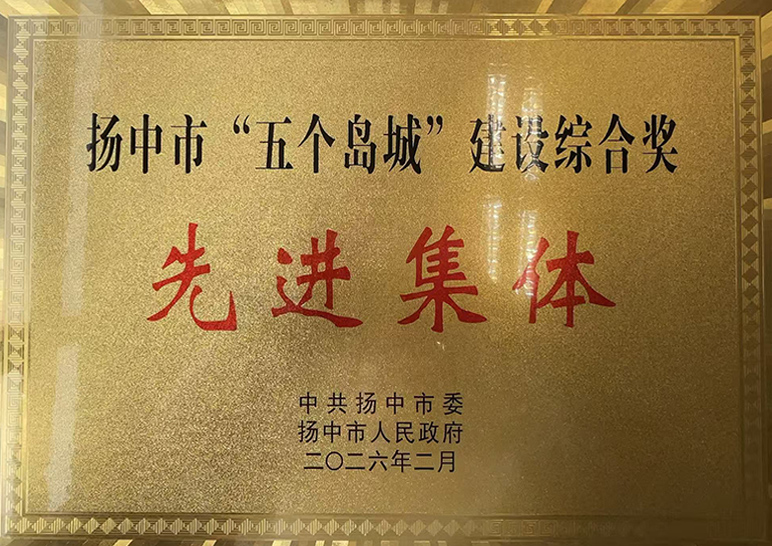 扬中市“五个岛城”建设综合奖先进集体